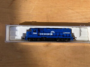 N Scale Life-Like Model Train Gp-38 Loco Conrail 7846 Cr With Box