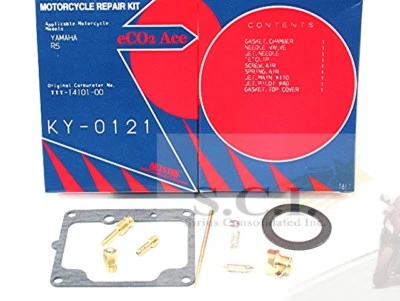 KITS DE REPARACIÓN DE RECONSTRUCCIÓN DE CARBURADOR KEYSTER YAMAHA R5 350 1970 - 1972 X 2  Foto 1 de 4