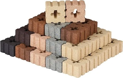 REALPLUS Aquarium Filter Media 40pcs Bio Ceramic Brick for Marine and Freshwater