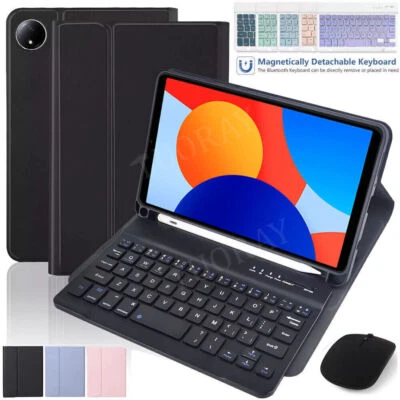 BluetoothKeyboard Mouse Smart Case Cover For Xiaomi Redmi Pad SE 8.7 2024 Tablet - Image 1 of 4