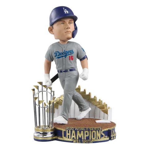 Will Smith Los Angeles Dodgers 2020 World Series Champions Moment Bobblehead MLB Cover