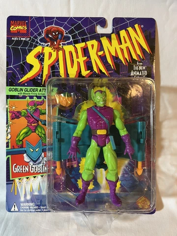 Green Goblin  Spider-Man Animated Series Action Figure New 1994 Toybiz Cover