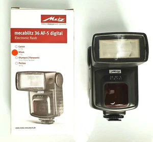 Metz Flash Mecablitz 36 AF-5 Digital x Nikon - Picture 1 of 2