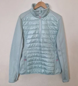 Esprit Pastel Green Padded Long Sleeve Bodywarmer Jacket Thinsulate XL - Picture 1 of 9