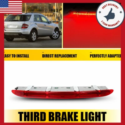 Tercera luz de freno LED para Mercedes Benz ML 2005-2011 W164 ML320 ML350 ML500 Foto 1 de 4