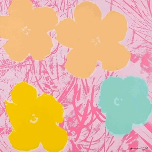 Andy Warhol - Plakat - Flowers 3, 91,5 x 91,5cm - Bild 1 von 1