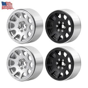 1.9'' CNC Metal Alloy Beadlock Wheel Rim Hub for Axial SCX10 1/10 RC Crawler Car - Picture 1 of 14