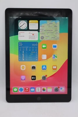 Apple iPad 6.Gen Wi-Fi 32GB Space Grau A1893 Glasriss #5372 - Bild 1 von 4