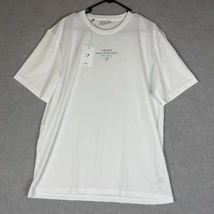 Gymshark T Shirt Mens Large White Blue Conditioning Goods Rare Retired NEW - Picture 1 of 7