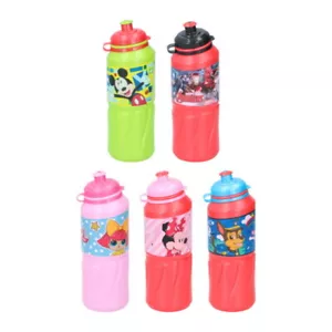 Kids Sports Drinks Water Bottle School  Avengers LOL Paw Patrol Mickey Disney - Picture 1 of 19