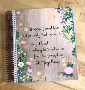 Set 4 copertine linguistiche mature "S**T Together" usi con Erin Condren Life Planner~ - Foto 1 di 4