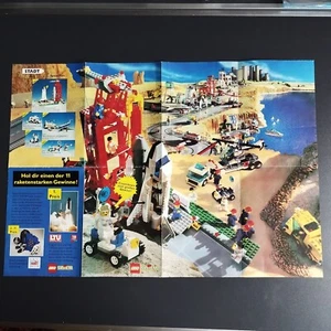 Póster publicitario de Lego. Desde 1995. Talla 40 x 58 cm. Puerto espacial. - Imagen 1 de 2