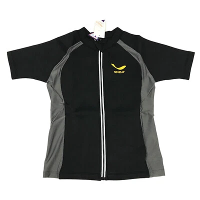 Novelr Mujer Talla M Manga Corta Pérdida de Peso Sauna Traje Chaqueta Entrenamiento Negro Foto 1 de 4