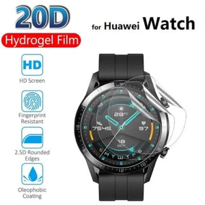 5 Stück Klar Hydrogel Volldisplayschutzfolie für Huawei Watch GT2 GT 2E 42mm 46mm - Bild 1 von 6