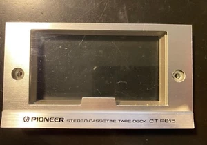 Pioneer CT-F615 Tape Deck Cassette Window Door Part Stereo Vintage - Picture 1 of 9
