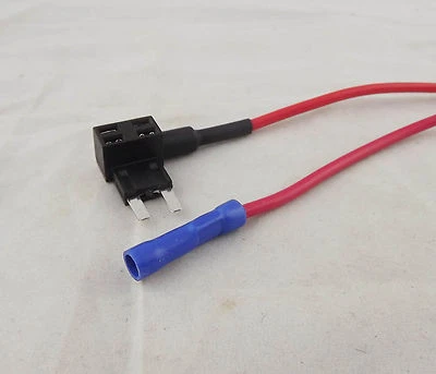 Low Profile Mini Blade Fuse Tap/Breakout Holder Add a Circuit for Car/Motorcycle - Image 1 of 4