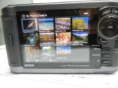 DISCO DURO EPSON P-6000 80 GB VISOR MULTIMEDIA Y ALMACENAMIENTO Con Estuche/Cargador Foto 1 de 4