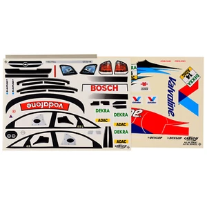 Dekorbogen 1:10 Opel Vectra GTS V8 Valvoline Dumbreck 14 DTM Label Carson 69087 - Bild 1 von 3