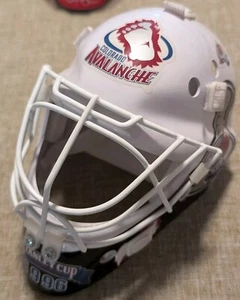 Colorado Avalanche 1996 Stanley Cup PCI Mini Hockey Goalie Mask - Picture 1 of 4