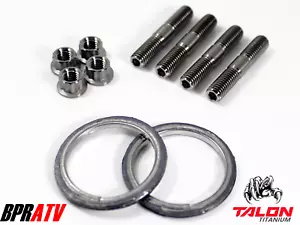 Can-Am Outlander L MAX 570 Exhaust Repair Kit BPRATV Titanium Studs Nuts Gaskets - Picture 1 of 24