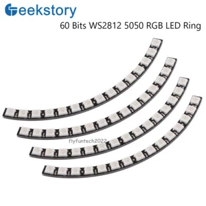 60 Bits WS2812 5050 RGB Full Color LED Ring Light with Integrated Drivers SK6812 - Picture 1 of 5