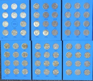 Set completo mezzo dollaro Kennedy P&D 1964-2000 (6 monete bonus), 71 monete totali - Foto 1 di 7