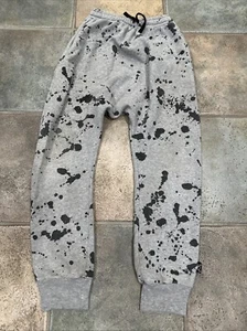 Nununu Sweatpants Pants. Size 10-11. Gray With Black. Cotton. - Picture 1 of 6