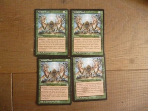 MTG 4 x Verdant Touch rare Stronghold Magic The Gathering card playset - Picture 1 of 1