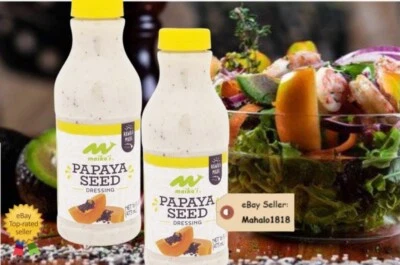 Fresh Two  Maika`i Hawaiian Papaya Seed Dressing, 16 Ounce FRESH Made in Hawaii - Image 1 of 2