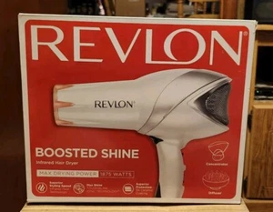 Revlon 1875W Infrared Heat + Ceramic Hair Dryer, White - Picture 1 of 7