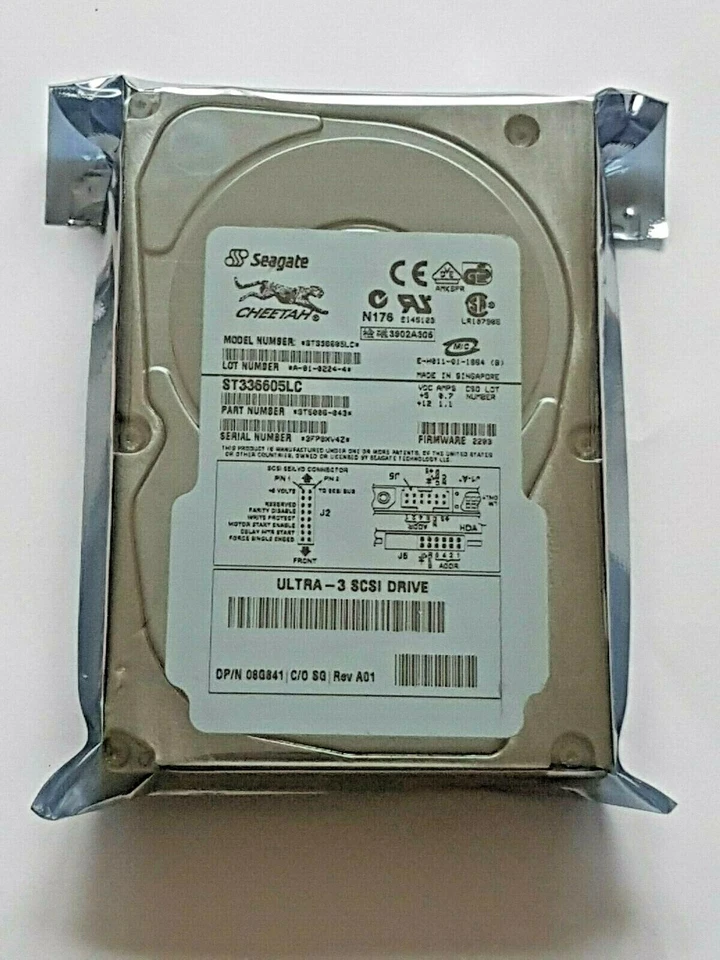 36.7 GB Seagate Cheetah ST336605LC ULTRA-3 SCSI 80pin 8MB 3.5 " Hard Drive New - Image 1 of 1