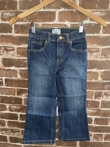 NWT THE CHILDRENS PLACE GIRLS 5T 5 FLARE JEANS FLARE STRETCH BLUE DENIM JEAN KID - Picture 1 of 2