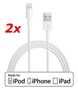 2 pack - 6ft MFI-Certified USB Charger Cable for Apple iPhone XS X Max 8 7 Plus - Picture 1 of 3
