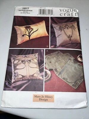 Vogue Craft Pattern Vtg 7817 Mary Jo Honey Design. 2003 - Image 1 of 4