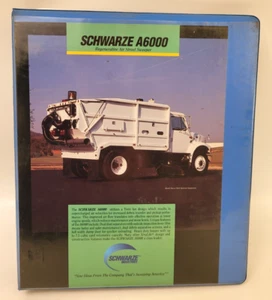 Schwarze A6000 Air Street Kehrmaschine Bj 1996 Betriebsanleitung Buch - Bild 1 von 15