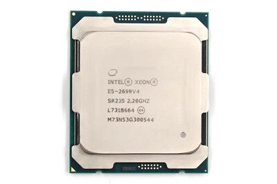 Intel Xeon E5-2699 V4 2.20GHz 22-Core 55MB LGA 2011-3 CPU P/N: SR2JS Tested - Image 1 of 2