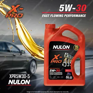 Nulon X-PRO 5W-30 Fast Flowing Performance Engine Oil 5L XPR5W30-5 Ref SEM5W30-5 - Picture 1 of 2