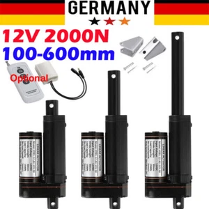 Actuador lineal eléctrico 12V 2000N 300mm 500mm 600mm IP65 - Imagen 1 de 32