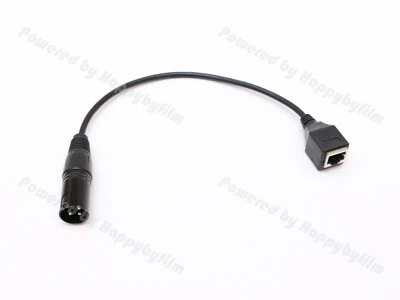 3 Pin XLR Male to RJ45 Female Adapter Cable for DMX512,LED Controllor - Image 1 of 4