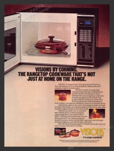 Visions by Corning Cookware 1980s Print Advertisement Ad 1989 - Picture 1 of 1