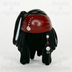 LEGO® Captain Jack Sparrow Minifigure Hair Part Bandana Pirate of the Caribbean - Picture 1 of 5