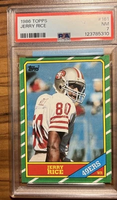 1986 Topps - Jerry Rice #161 C* en línea de derechos de autor (RC) Foto 1 de 2