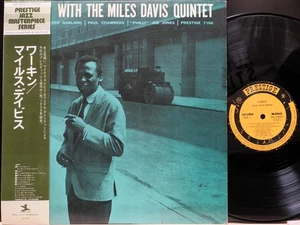 MILES DAVIS "WORKIN'" PRESTIGE Japan LP Vinyl OBI MONO VG+/EX John Coltrane - Imagen 1 de 4