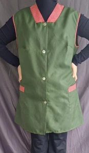Nylon Dederon kittel schürze Vintage   Apron Gr.  48 -Original 70er Jahre--RAR - Bild 1 von 3