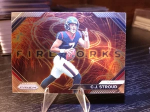C.J. Stroud 2023 Prizm Football Rookie Fireworks #F-10 Texans RC Sharp! - Bild 1 von 2