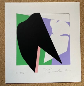 Kenneth Wayne Bushnell (1933-2020) PRINT ORIGINAL SIGNED ABSTRACT LITHOGRAPH ART - Picture 1 of 1