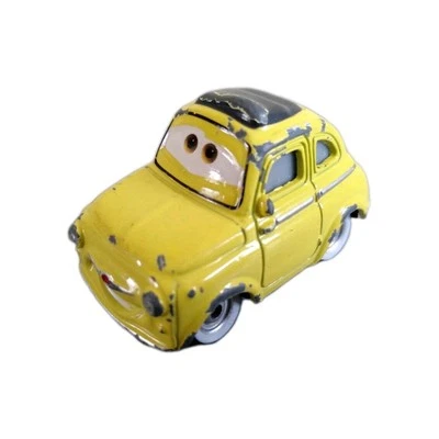 Disney Cars Luigi Ventilador & Amigo Flash Mcqueen – Coche Metal 1/55 – Estado - Imagen 1 de 4