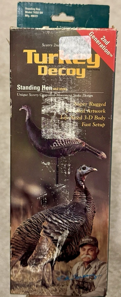 2001 Sceery Outdoors 2nd Gen Model TKD2-WH Walking Hen #00723 - Image 1 of 1