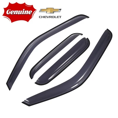 Visera de ventana genuina Chevrolet Silverad 1999-2006 protector de lluvia deflector de ventilación Foto 1 de 4