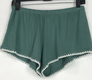 Eberjey Pajama Shorts Womens Size Small S Green Soft Comfy - Picture 1 of 6